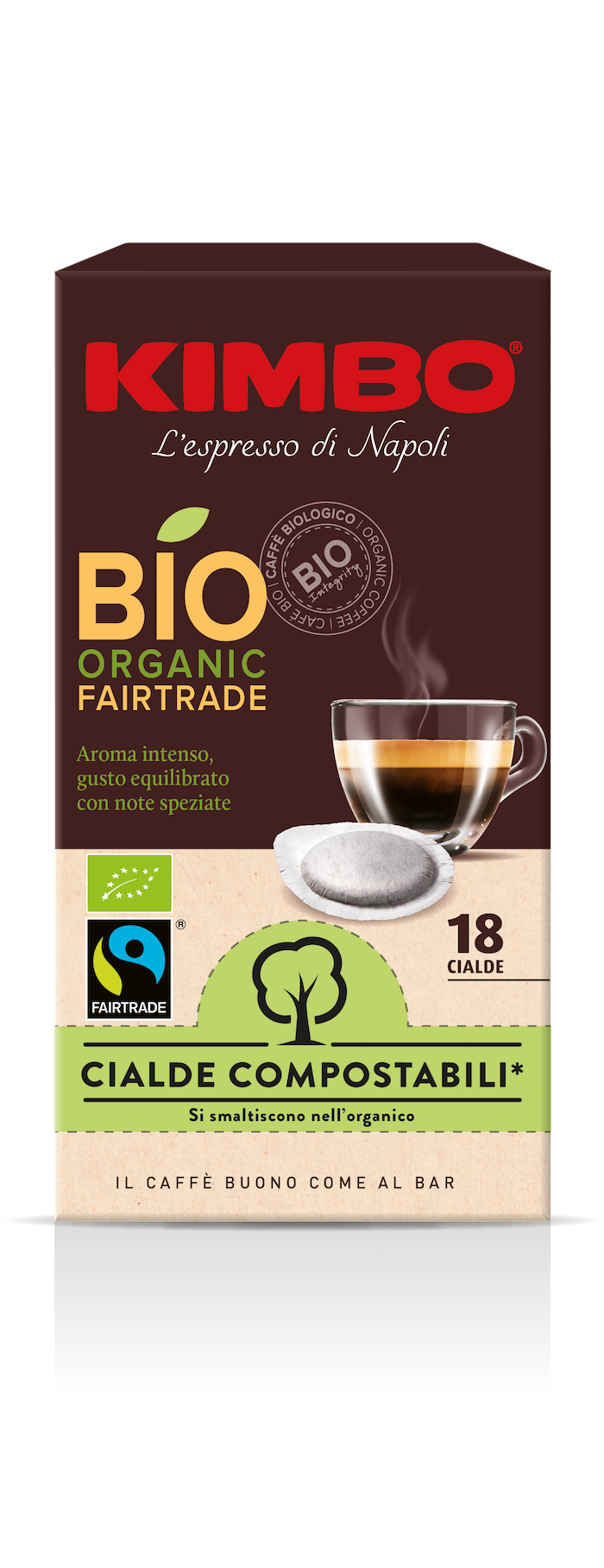Bio Organic Fairtrade cialde compostabili 50 1